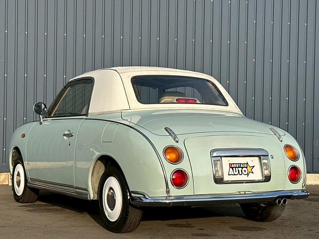 フィガロ ベースグレード　タイミングベルト・ウォーターポンプ交換済　ターボ　車検令和９年４月　修復歴無し　本革シート（11枚目）