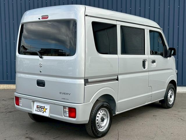 エブリイ PAリミテッド ハイルーフ 届出済み未使用車 両側スライドドア DA17V キーレス アイドリングストップ 横滑り防止装置 車線逸脱警報機能 衝突被害軽減ブレーキ(12枚目)