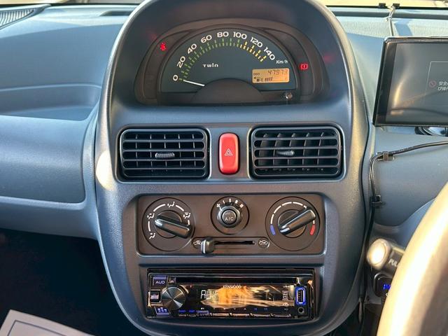 ツイン ガソリンＡ　エアコン／パワステ付　純正５速　走行４８０００キロ　タイミングチェーン　修復歴無し　禁煙車　車検令和８年５月　ＬＥＤ　１４インチアルミホイール　社外マフラー　ドライブレコーダー・ナビ・ＥＴＣ・ＴＶ（23枚目）