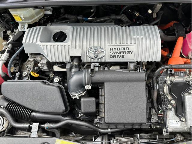プリウス Ｓ　ハイブリッド　ＺＶＷ３０　タイミングチェーン　プッシュスタート　トミーカイラ１８インチアルミホイール　ナビ・ＴＶ　フロントフォグランプ（19枚目）