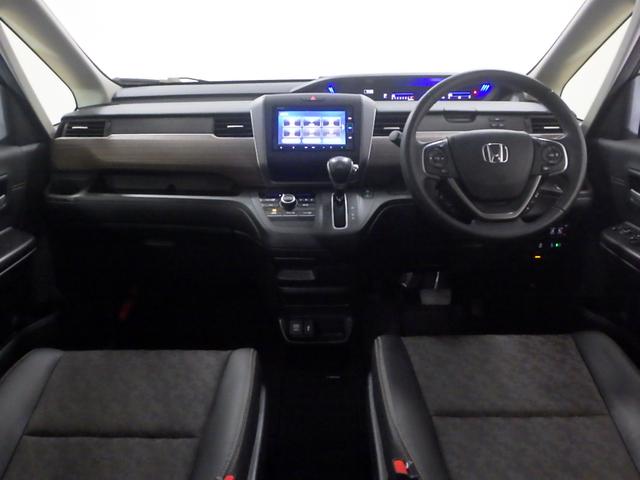 フリード クロスター・ホンダセンシング　禁煙ワンオーナー　純正用品ナビ　リアカメラ　フルセグ　ミュージックラック　Ｂｌｕｅｔｏｏｔｈオーディオ　ＵＳＢ　ＤＶＤ　両側パワースライドドア　前後ドラレコ　ＬＥＤ　ＥＴＣ　革巻きハンドル（12枚目）