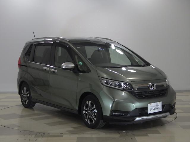 フリード クロスター・ホンダセンシング　禁煙ワンオーナー　純正用品ナビ　リアカメラ　フルセグ　ミュージックラック　Ｂｌｕｅｔｏｏｔｈオーディオ　ＵＳＢ　ＤＶＤ　両側パワースライドドア　前後ドラレコ　ＬＥＤ　ＥＴＣ　革巻きハンドル（24枚目）