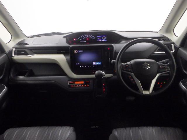 ソリオ ハイブリッドMX 禁煙 スズキセーフティーサポート 純正10インチナビ 全方位モニタ マルチビューカメラ Bluetooth iPod HDMI USB CD/DVD 左パワスラ Pセンサー 前後ドラレコ 純15アルミ(7枚目)