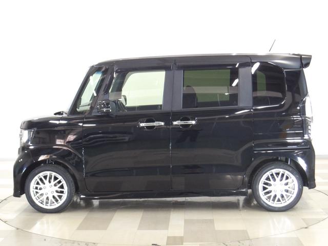 Ｎ－ＢＯＸカスタム Ｌターボ　禁煙車ホンダセンシングＬＥＤヘッドライトＥＴＣパドルシフトシートヒーター両側電動スライドドアフルセグミュージックラックブルートゥースオーディオスマートキーリアカメラコンビシート　黒革シート　１オーナー（27枚目）