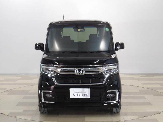 Ｎ－ＢＯＸカスタム Ｌターボ　禁煙車ホンダセンシングＬＥＤヘッドライトＥＴＣパドルシフトシートヒーター両側電動スライドドアフルセグミュージックラックブルートゥースオーディオスマートキーリアカメラコンビシート　黒革シート　１オーナー（30枚目）