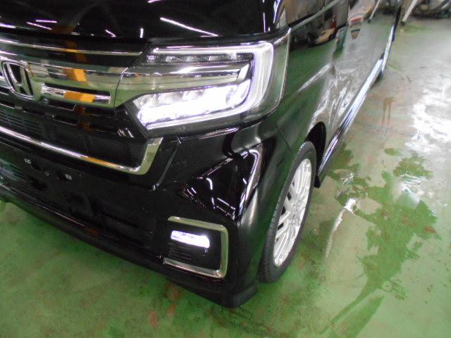 Ｎ－ＢＯＸカスタム Ｌターボ　禁煙車ホンダセンシングＬＥＤヘッドライトＥＴＣパドルシフトシートヒーター両側電動スライドドアフルセグミュージックラックブルートゥースオーディオスマートキーリアカメラコンビシート　黒革シート　１オーナー（31枚目）