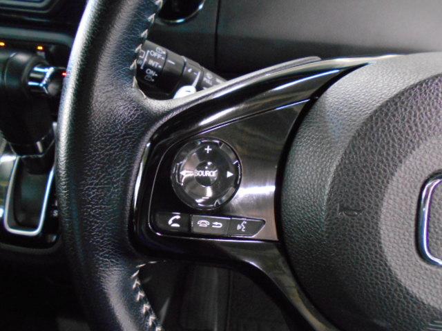 N-BOXカスタム Lターボ 禁煙車 センシング6SRS ナビ リアカメラ フルセグ Bluetooth ミュージックラック DVD SD USB 両パワスラ シートヒーター 革巻きハンドル リアコーナーセンサー プラズマエアコン(9枚目)