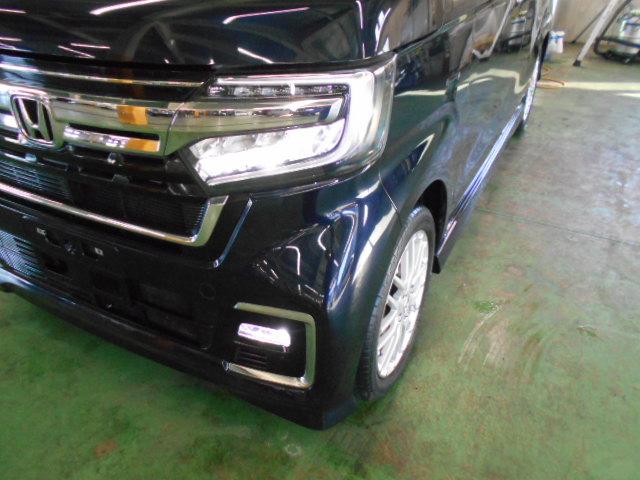 N-BOXカスタム Lターボ 禁煙車 センシング6SRS ナビ リアカメラ フルセグ Bluetooth ミュージックラック DVD SD USB 両パワスラ シートヒーター 革巻きハンドル リアコーナーセンサー プラズマエアコン(24枚目)