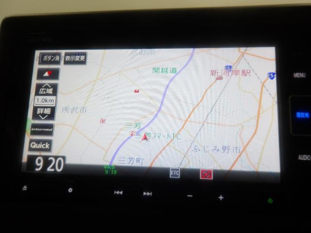 Ｎ－ＢＯＸ Ｇホンダセンシング　禁煙車　ナビ（ラジオ　ＣＤ／ＤＶＤ　ＳＤ　ＢＴＡ　？ラック）　リアカメラ　ＥＴＣ　ＬＥＤヘッドライト　左右パワースライドドア　サイド・カーテンエアバック　シートヒーター　ドアバイザー　盗難防止システム（4枚目）