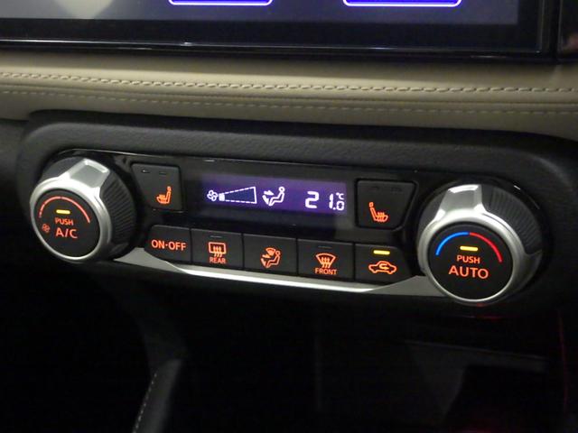 キックス Ｘツートーンインテリアエディション　禁煙　ワンオーナー　９インチナビ　全方位カメラ　Ｂｌｕｅｔｏｏｔｈ　ＥＴＣ２．０　ＬＥＤ　ＵＳＢ　衝突軽減ブレーキ　クルーズコントロール　ドラレコ　シートヒーター　インテリジェントルームミラー　アルミ（12枚目）