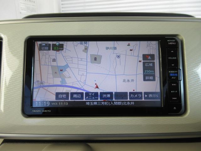 ムーヴキャンバス ＧＳＡＩＩ　禁煙　ナビ　全方位カメラ　Ｂｌｕｅｔｏｏｔｈ　両側電動スライドドア　ＥＴＣ　ＬＥＤ　衝突軽減ブレーキ　社外前後ドラレコ　ドアバイザー　フルセグ　ＣＤ・ＤＶＤ再生　キーフリーキー　車検整備渡し　エアコン（3枚目）