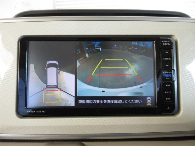 ムーヴキャンバス ＧＳＡＩＩ　禁煙　ナビ　全方位カメラ　Ｂｌｕｅｔｏｏｔｈ　両側電動スライドドア　ＥＴＣ　ＬＥＤ　衝突軽減ブレーキ　社外前後ドラレコ　ドアバイザー　フルセグ　ＣＤ・ＤＶＤ再生　キーフリーキー　車検整備渡し　エアコン（4枚目）