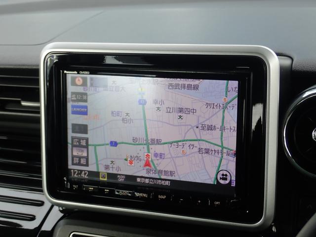 スペーシア カスタム　ＨＹＢＲＩＤ　ＸＳターボ　ＭＫ５３Ｓ　８インチナビ　全方位カメラ　ＥＴＣ　ドライブレコーダー　デュアルカメラブレーキサポート　リア超音波センサー　両側電動スライドドア　クルーズコントロール　ＬＥＤヘッドライト　フォグランプ（5枚目）