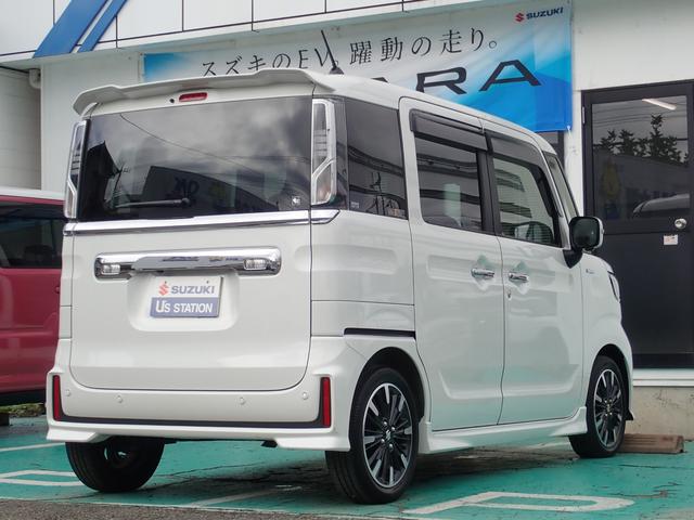 スペーシア カスタム　ＨＹＢＲＩＤ　ＸＳターボ　ＭＫ５３Ｓ　８インチナビ　全方位カメラ　ＥＴＣ　ドライブレコーダー　デュアルカメラブレーキサポート　リア超音波センサー　両側電動スライドドア　クルーズコントロール　ＬＥＤヘッドライト　フォグランプ（51枚目）
