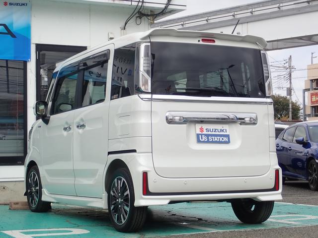 スペーシア カスタム　ＨＹＢＲＩＤ　ＸＳターボ　ＭＫ５３Ｓ　８インチナビ　全方位カメラ　ＥＴＣ　ドライブレコーダー　デュアルカメラブレーキサポート　リア超音波センサー　両側電動スライドドア　クルーズコントロール　ＬＥＤヘッドライト　フォグランプ（52枚目）