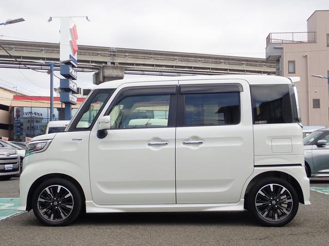 スペーシア カスタム　ＨＹＢＲＩＤ　ＸＳターボ　ＭＫ５３Ｓ　８インチナビ　全方位カメラ　ＥＴＣ　ドライブレコーダー　デュアルカメラブレーキサポート　リア超音波センサー　両側電動スライドドア　クルーズコントロール　ＬＥＤヘッドライト　フォグランプ（53枚目）