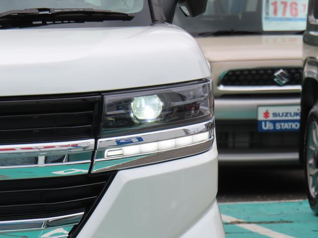 スペーシアカスタム カスタム　ＨＹＢＲＩＤ　ＸＳターボ　雹害車の為現車確認必須　ナビ　全方位カメラ　デモカー使用車　スズキコネクト対応車　アダプティブクルーズコントロール　衝突被害軽減ブレーキサポートシステム　デュアルセンサーブレーキサポート２　低速時ブレーキサポート（64枚目）