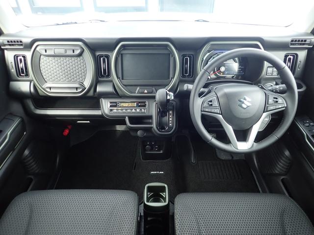 ハスラー タフワイルドターボ 3型 専用フロントグリル 専用エンブレム 前後バンパーガーニッシュ 専用シート表皮 専用内装色 デュアルカメラブレーキサポート リアコーナーセンサー 誤発進抑制機能 アダプティブクルーズコントロール(4枚目)