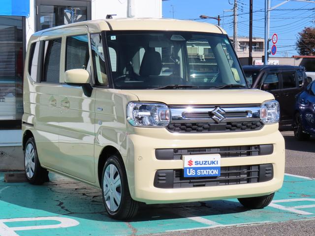 スペーシア HYBRID X セーフティプラスパッケージ車 DSBS2 前後コーナーセンサー アダプティブクルーズコントロール LEDヘッドライト 両側電動スライドドア 前席シートヒーター 電動パーキング ブレーキホールド(57枚目)