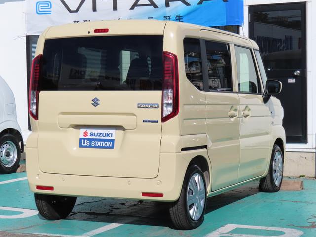 スペーシア HYBRID X セーフティプラスパッケージ車 DSBS2 前後コーナーセンサー アダプティブクルーズコントロール LEDヘッドライト 両側電動スライドドア 前席シートヒーター 電動パーキング ブレーキホールド(58枚目)