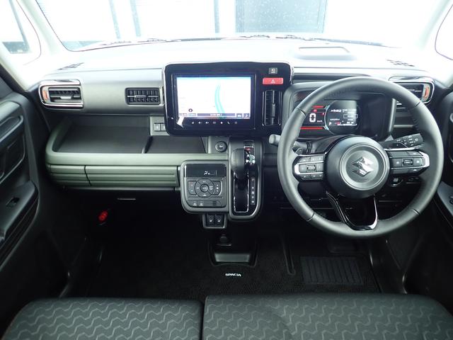 スペーシア ギア　ＨＹＢＲＩＤ　ＸＺターボ　ナビ　全方位カメラ　デモカー　衝突被害軽減システム　前後コーナーセンサー　禁煙車　アダプティブグルーズコントロール　両側電動スライドドア　後席オットマン　パドルシフト（5枚目）