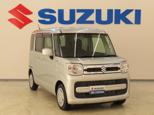 スペーシア ＨＹＢＲＩＤ　Ｘ　ＭＫ５３Ｓ　ＣＤステレオ　ＥＴＣ　デュアルセンサーブレーキサポート　リア超音波センサー　前後誤発進抑制機能　　両側電動スライドドア　シートヒーター　サーキュレーター　オートエアコン（44枚目）