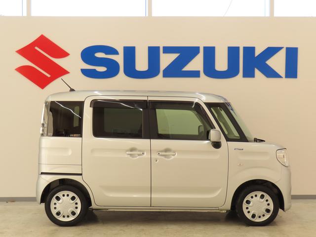 スペーシア ＨＹＢＲＩＤ　Ｘ　ＭＫ５３Ｓ　ＣＤステレオ　ＥＴＣ　デュアルセンサーブレーキサポート　リア超音波センサー　前後誤発進抑制機能　　両側電動スライドドア　シートヒーター　サーキュレーター　オートエアコン（48枚目）