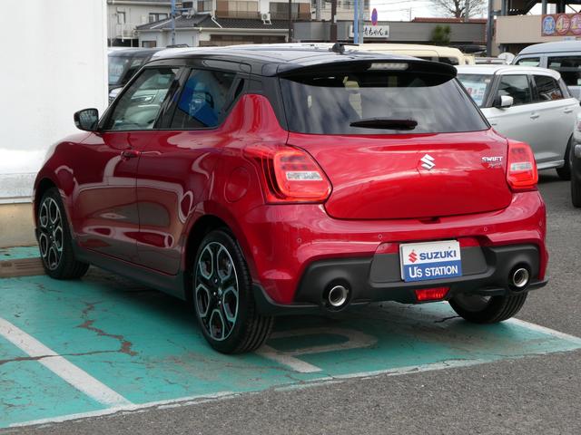 スイフトスポーツ スポーツ 4型 試乗車上がり 最終型! 追従式クルコン 衝突被害軽減ブレーキサポート 前後誤発進抑制機能 リア超音波センサー 革巻きステアリング ステアリングオーディオスイッチ LEDヘッドライト フォグランプ リアフォグランプ 専用バケットシート(44枚目)