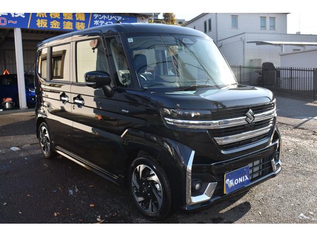 スペーシアカスタム ハイブリッドＸＳターボ　全方位モニター付きメモリーナビ／スズキコネクト対応通信機装着車／当社展示車／走行２４Ｋｍ／（6枚目）