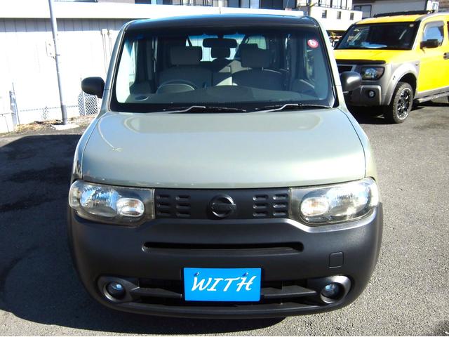 キューブ 15X Vセレクション ショップオリジナル・チッピングブラック仕上 スカイルーフ バックカメラ付き スマートキー付き(3枚目)