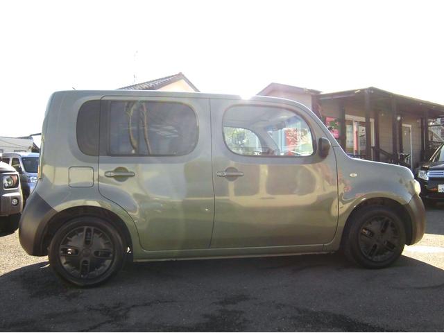 キューブ 15X Vセレクション ショップオリジナル・チッピングブラック仕上 スカイルーフ バックカメラ付き スマートキー付き(6枚目)