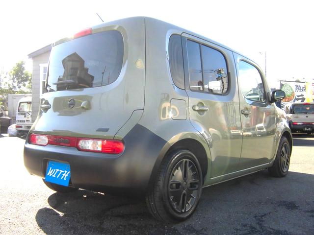 キューブ 15X Vセレクション ショップオリジナル・チッピングブラック仕上 スカイルーフ バックカメラ付き スマートキー付き(8枚目)