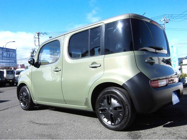 キューブ 15X Vセレクション ショップオリジナル・チッピングブラック仕上 スカイルーフ バックカメラ付き スマートキー付き(12枚目)