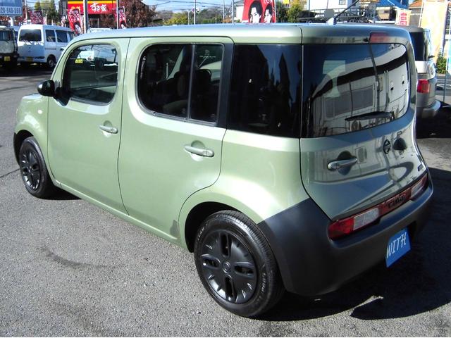 キューブ 15X Vセレクション ショップオリジナル・チッピングブラック仕上 スカイルーフ バックカメラ付き スマートキー付き(13枚目)