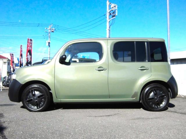 キューブ 15X Vセレクション ショップオリジナル・チッピングブラック仕上 スカイルーフ バックカメラ付き スマートキー付き(14枚目)