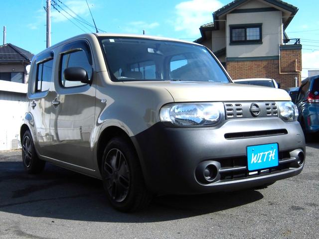 キューブ １５Ｘ　Ｍセレクション　ショップオリジナル・チッピングブラック仕上　社外フルセグＴＶナビ　ＥＴＣ　スマートキー（5枚目）