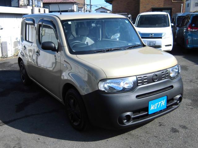 キューブ １５Ｘ　Ｍセレクション　ショップオリジナル・チッピングブラック仕上　社外フルセグＴＶナビ　ＥＴＣ　スマートキー（6枚目）