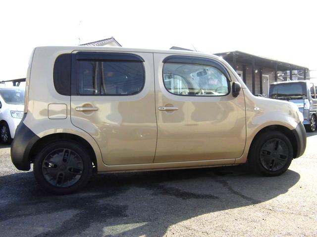 キューブ １５Ｘ　Ｍセレクション　ショップオリジナル・チッピングブラック仕上　社外フルセグＴＶナビ　ＥＴＣ　スマートキー（7枚目）