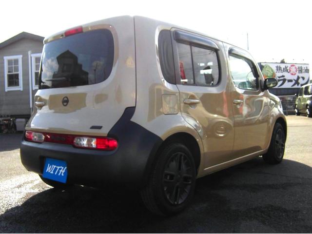 キューブ １５Ｘ　Ｍセレクション　ショップオリジナル・チッピングブラック仕上　社外フルセグＴＶナビ　ＥＴＣ　スマートキー（9枚目）