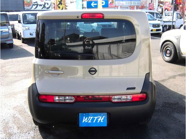 キューブ １５Ｘ　Ｍセレクション　ショップオリジナル・チッピングブラック仕上　社外フルセグＴＶナビ　ＥＴＣ　スマートキー（12枚目）