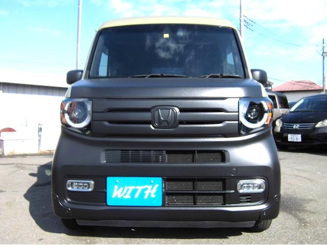 Ｎ－ＶＡＮ ファン・ターボ　ショップオリジナル・チッピングブラック仕上　純正オプション・ルーフコンソール　リア・ルーフインナーサイドパイプ・ルーフインナーラック・有孔ボード　テールゲートバー付き　オーディオレス（4枚目）