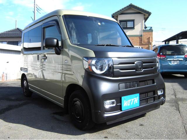 Ｎ－ＶＡＮ ファン・ターボ　ショップオリジナル・チッピングブラック仕上　純正オプション・ルーフコンソール　リア・ルーフインナーサイドパイプ・ルーフインナーラック・有孔ボード　テールゲートバー付き　オーディオレス（6枚目）