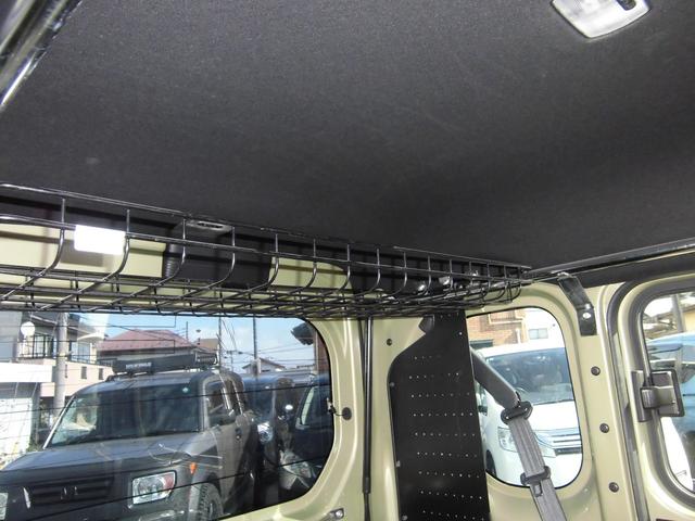 Ｎ－ＶＡＮ ファン・ターボ　ショップオリジナル・チッピングブラック仕上　純正オプション・ルーフコンソール　リア・ルーフインナーサイドパイプ・ルーフインナーラック・有孔ボード　テールゲートバー付き　オーディオレス（30枚目）