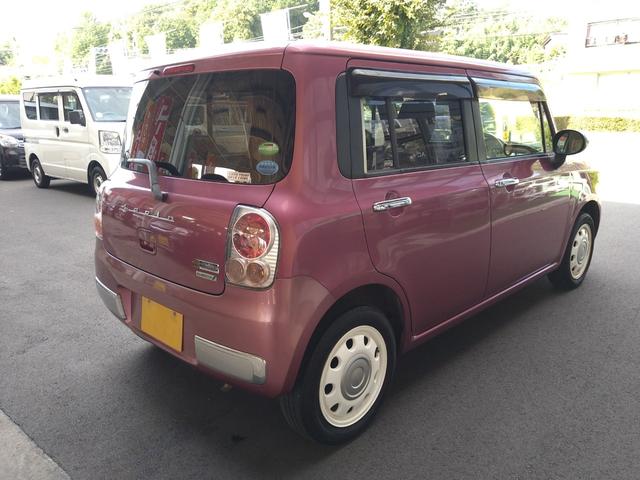 アルトラパンショコラ Ｘ　アイドリングストップ　ＨＩＤ　オートライト　ナビ　ＴＶ　ＤＶＤ　ＣＤ　ブルートゥース　プッシュスタート　スマートキー　オートエアコン　純正ホワイトアルミホイール　ウインカーミラー　盗難防止システム（7枚目）