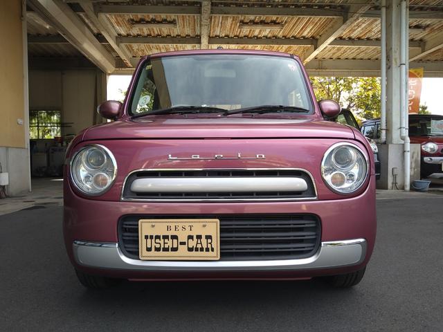 アルトラパンショコラ Ｘ　アイドリングストップ　ＨＩＤ　オートライト　ナビ　ＴＶ　ＤＶＤ　ＣＤ　ブルートゥース　プッシュスタート　スマートキー　オートエアコン　純正ホワイトアルミホイール　ウインカーミラー　盗難防止システム（9枚目）