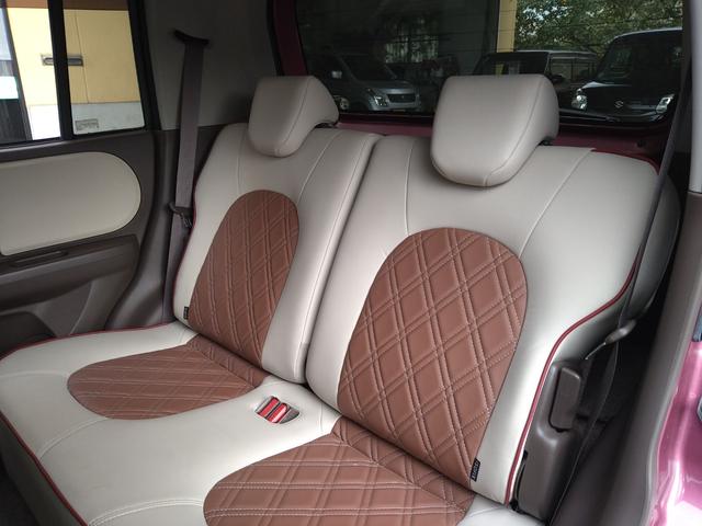 アルトラパンショコラ Ｘ　アイドリングストップ　ＨＩＤ　オートライト　ナビ　ＴＶ　ＤＶＤ　ＣＤ　ブルートゥース　プッシュスタート　スマートキー　オートエアコン　純正ホワイトアルミホイール　ウインカーミラー　盗難防止システム（22枚目）