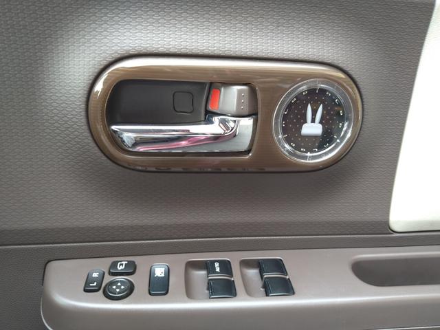 アルトラパンショコラ Ｘ　アイドリングストップ　ＨＩＤ　オートライト　ナビ　ＴＶ　ＤＶＤ　ＣＤ　ブルートゥース　プッシュスタート　スマートキー　オートエアコン　純正ホワイトアルミホイール　ウインカーミラー　盗難防止システム（27枚目）