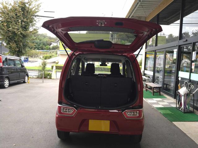 ワゴンR ハイブリッドFX CVT アイドリングストップ デュアルセンサーブレーキサポート 横滑り防止 レーンキープ 誤発進抑制 障害物センサー シートヒーター CD スマートキー プッシュスタート オートエアコン オートライト(11枚目)