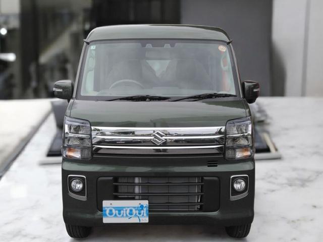 エブリイワゴン PZターボスペシャル レーダーBサポート LEDヘットライト パーキングセンサー 運転席側シートヒーター フルフラット イモビライザー Wエアバック 横滑り防止 スマートキー&プッシュスタート 4WD エアコン(2枚目)