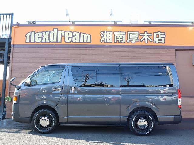 ハイエースバン ロングスーパーＧＬ　ＦＤ－ｃｌａｓｓｉｃ丸目フェイスＶｅｒ３　ＦＤ－ｃｌａｓｓｉｃアルミホイール×ＴＯＹＯオープンカントリーＲＴ　ペンドルトン×ヴィンテージシートカバー　インテリアパネルＳＥＴセカンドシートスラードレール（20枚目）